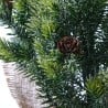 Small 50cm artificial Christmas tree for table with pine cones and fake snow Stoeren. Discounts