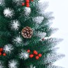 Artificial Christmas tree 210 cm with included decorations Rovaniemi Offers