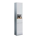 Tilda White Rotating Bathroom Cabinet with Mirror Door and Drawer Offers