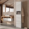 Tilda White Rotating Bathroom Cabinet with Mirror Door and Drawer Sale