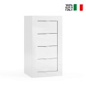 Cherie 4-Drawer Chest 42x35x78cm Bedroom or Bathroom Unit On Sale