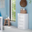 Cherie 4-Drawer Chest 42x35x78cm Bedroom or Bathroom Unit Promotion