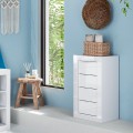 Cherie 4-Drawer Chest 42x35x78cm Bedroom or Bathroom Unit Promotion