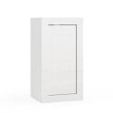 Bathroom space-saving cabinet 1 door 42x35x78cm glossy white Sammy. Offers