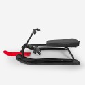 Sporty snow sled with handlebars, brakes, and pedals Dasher Sale