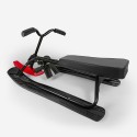 Sporty snow sled with handlebars, brakes, and pedals Dasher Catalog