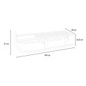 Rudy Children's Wooden Folding Snow Sled for 2 Seats 