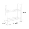 Greenhouse 2 shelves with balcony terrace wheels 84x43xh100cm Spring 100 Offers