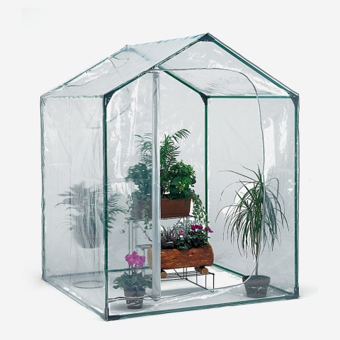 Greenhouse for vegetable plants and balcony flowers 153x153xh210cm PVC Mimosa M1 Promotion