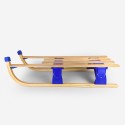 Wooden snow sled folding sled for 2 children Rudy Characteristics