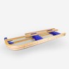 Wooden snow sled folding sled for 2 children Rudy Cost