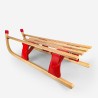 Rudy Children's Wooden Folding Snow Sled for 2 Seats 