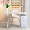 Esthetician manicure table nail reconstruction wheels drawers Gamal On Sale