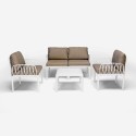 Outdoor lounge sofa coffee table 2 armchairs Portofino Grand Soleil. Cost