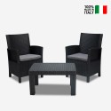 Outdoor garden lounge 2 armchairs cushions coffee table Tropea Grand Soleil Offers