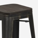 high table set for kitchen with 2 black wooden and metal bar stools seymour. Cost