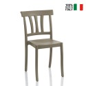 Classic Style Polypropylene Bar and Kitchen Chair for Restaurant, Outdoor Use - Peach Discounts