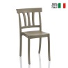 Classic Style Polypropylene Bar and Kitchen Chair for Restaurant, Outdoor Use - Peach Discounts