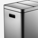 45 liter stainless steel waste bin for separate collection 63x33x46 Vasio Sale