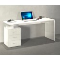 Modern office desk with 3 drawers 160x60x75cm New Selina Basic. Price