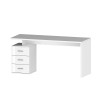 Modern office desk with 3 drawers 160x60x75cm New Selina Basic. Measures