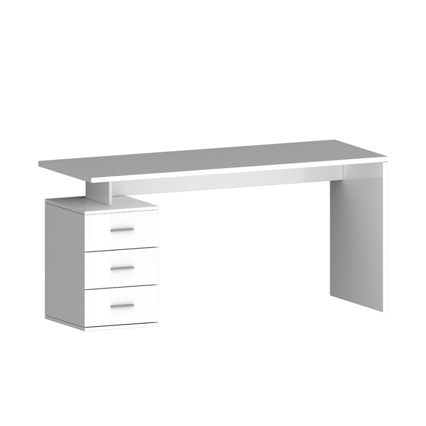 White desk with store drawers walmart