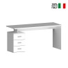 Modern office desk with 3 drawers 160x60x75cm New Selina Basic. Bulk Discounts