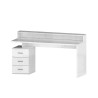 Office desk 160x60x90cm 3 drawers with hutch New Selina S Plus 