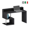 Modern elegant office desk with raised platform 140x60x92.5cm Esse 2 Plus Bulk Discounts