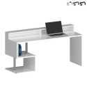 Modern design office desk 180x60x92.5cm with Esse 2 Plus overhead Offers