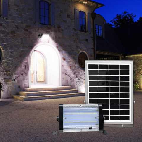 Outdoor Led Spotlight with Integrated Solar Panel 2000 lumens Flood Promotion