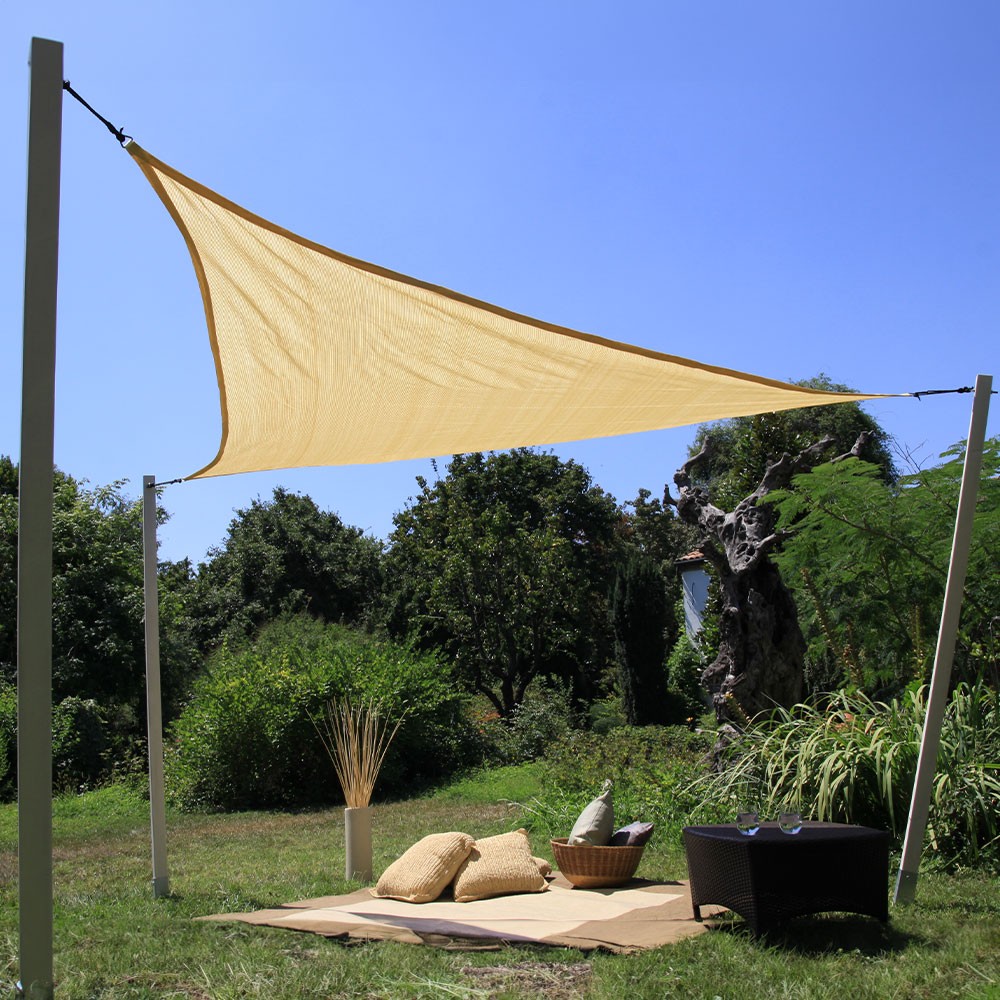 Shade sail triangular sun shade tent for outdoor garden Kurt