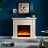 Modern electric fireplace 1500W low consumption Göteborg frame On Sale