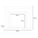 Modern Freestanding Electric Fireplace, Energy-Saving 1500W Karlstad Catalog