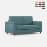 2-seater removable fabric sofa in modern Marrak style 120 Promotion