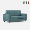 2-seater removable fabric sofa in modern Marrak style 120 Measures