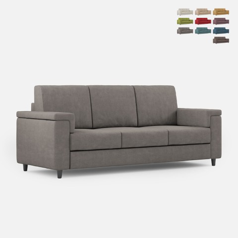 3-seater sofa fabric cover 208cm modern style living room Marrak 180 Promotion