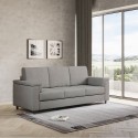 3-seater sofa fabric cover 208cm modern style living room Marrak 180 Measures