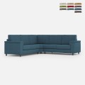 Modern 5-Seater Corner Sofa in Fabric 226x226cm Marrak 12AG Promotion