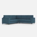 Modern 5-Seater Corner Sofa in Fabric 226x226cm Marrak 12AG 