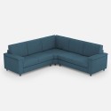 Modern 5-Seater Corner Sofa in Fabric 226x226cm Marrak 12AG 