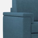 Modern 5-Seater Corner Sofa in Fabric 226x226cm Marrak 12AG 