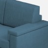 Modern 5-Seater Corner Sofa in Fabric 226x226cm Marrak 12AG 