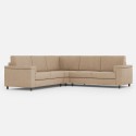 Corner fabric lounge sofa 246x246cm with Marrak 14AG peninsula 