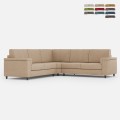 Corner fabric lounge sofa 246x246cm with Marrak 14AG peninsula Promotion
