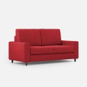 2-Seater Fabric Sofa 168cm Classic Modern Design Sakar 140 