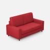 2-Seater Fabric Sofa 168cm Classic Modern Design Sakar 140 