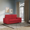 2-seat fabric sofa 168cm classic modern design Sakar 140 Measures