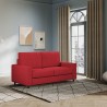 2-Seater Fabric Sofa 168cm Classic Modern Design Sakar 140 Measures
