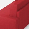 2-seat fabric sofa 168cm classic modern design Sakar 140 
